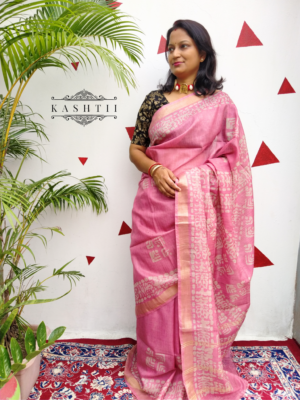 Buy Pure Silk Batik Print Sari By Ruprekha Fashion at Rs.4900/Piece in  kolkata offer by Ruprekha Fashion